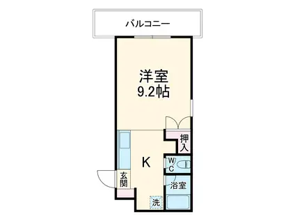 CORE-1(1K/3階)の間取り写真
