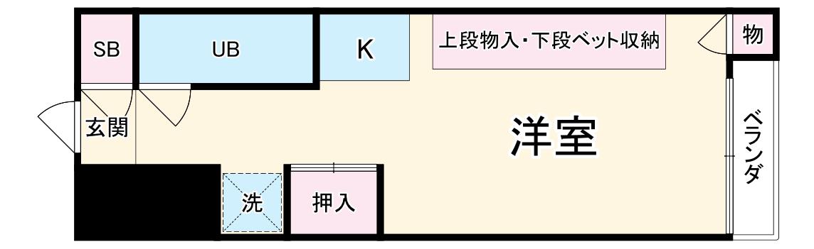 アークバリューマスターズ(ワンルーム/5階)の間取り写真