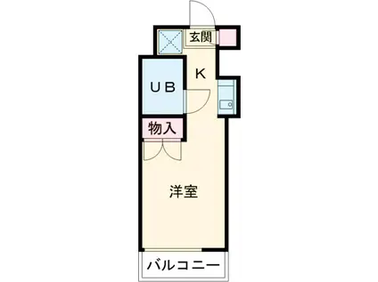 シャトレ・ナガシマ(ワンルーム/3階)の間取り写真