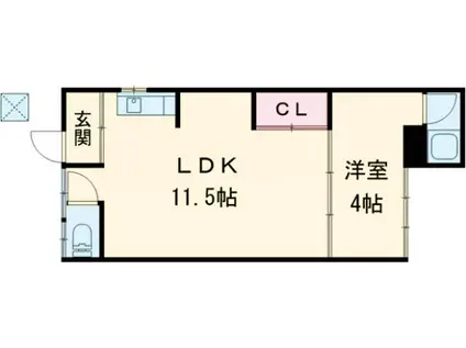 山本様平屋(1LDK)の間取り写真