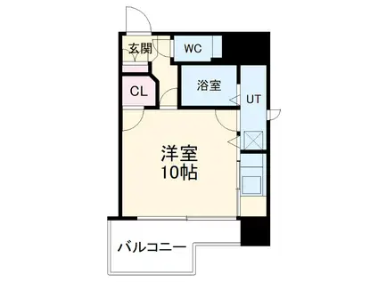 THE DOORS(1K/6階)の間取り写真