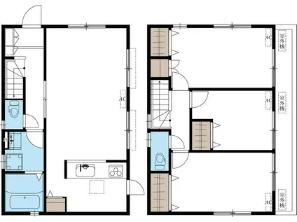 根岸線 洋光台駅 バス乗車時間:19分 氷取沢バス停で下車 徒歩6分 2階建 築11年(3LDK)の間取り写真