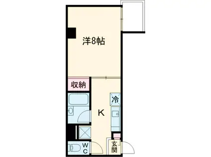 S・Kビル(1K/4階)の間取り写真