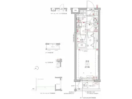 クレイシア・ヴァースクレイシアIDZ祐天寺Ⅱ(1K/3階)の間取り写真