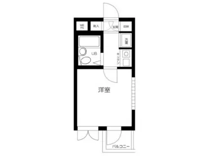 新高円寺ダイカンプラザCITY(1K/1階)の間取り写真