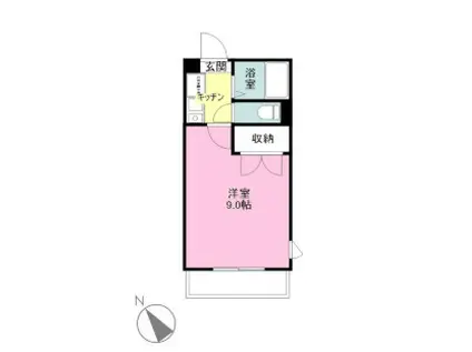 エミネンスプラザ(1K/3階)の間取り写真