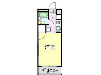 TOP蘇我(1K/1階)の間取り写真