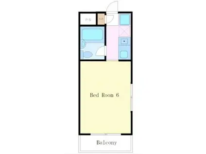 NCレジデンス三軒茶屋(ワンルーム/4階)の間取り写真