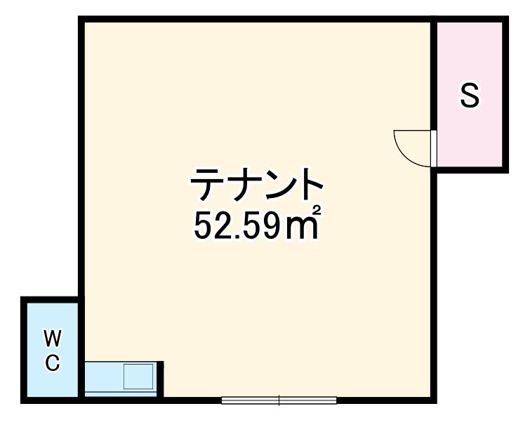 JR東西線 大阪天満宮駅 徒歩6分 1階建 築70年(1SK)の間取り写真