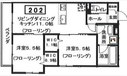 へーベルメゾン宮前(3SLDK/2階)の間取り写真