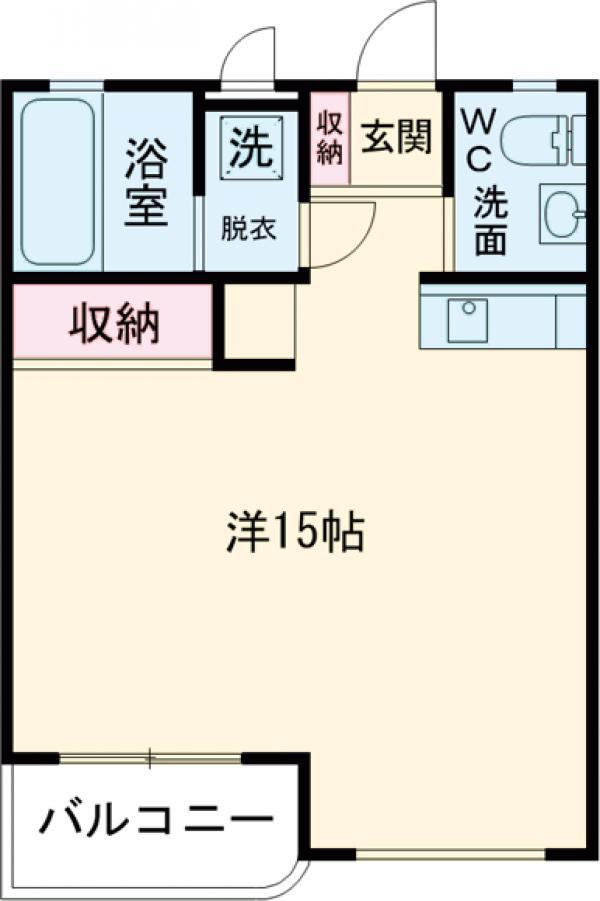 メゾンアンドー(ワンルーム/3階)の間取り写真