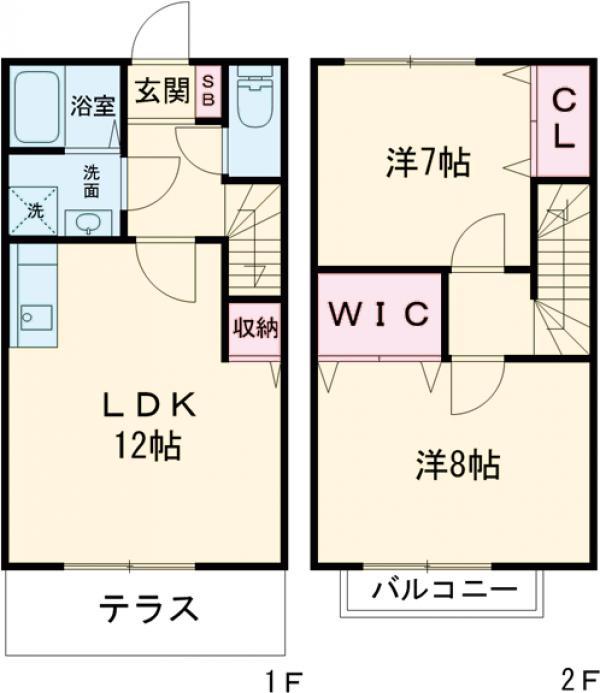 パークハウス大泉(2LDK)の間取り写真