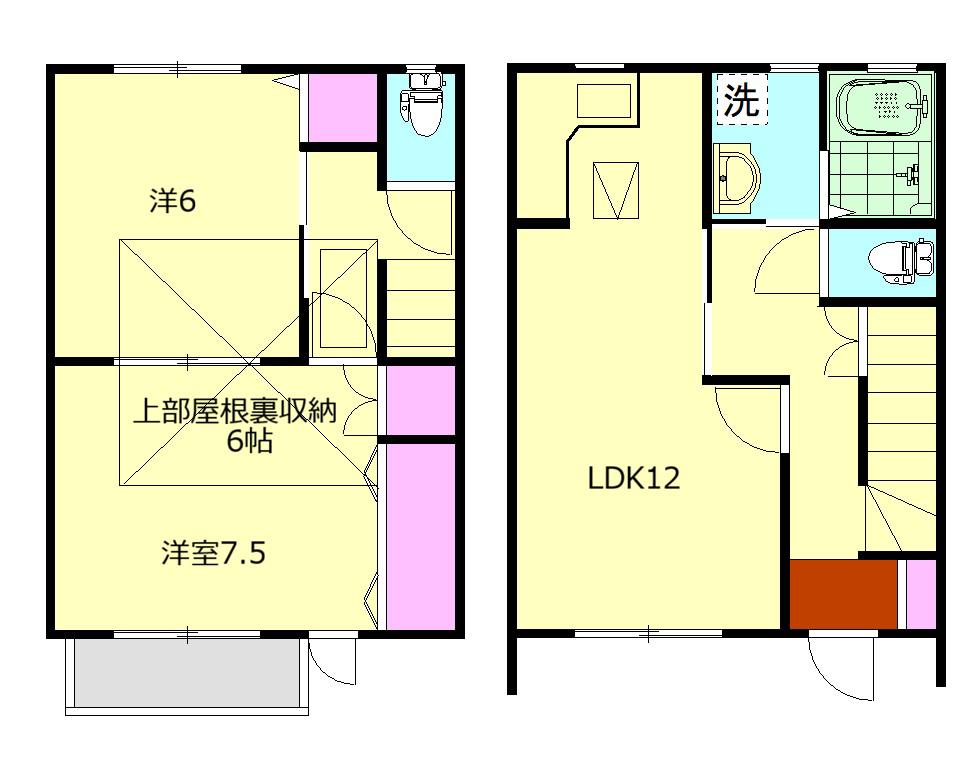 なの花館(2LDK)の間取り写真