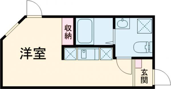 KI-FLAT 高島平(ワンルーム/2階)の間取り写真