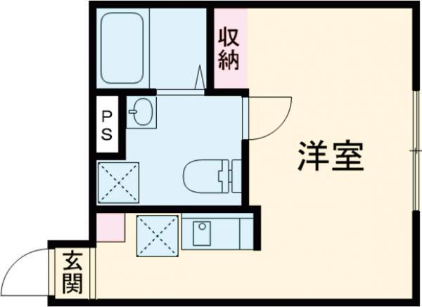 KI-FLAT 高島平(ワンルーム/2階)の間取り写真