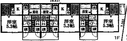 ナリトモ誉田A(1K/1階)の間取り写真