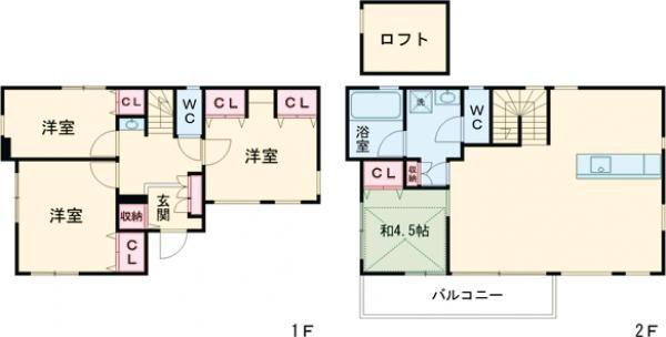 総武・中央緩行線 荻窪駅 徒歩15分 2階建 築8年(4LDK)の間取り写真