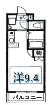 KS TOWER (ワンルーム/6階)の間取り写真