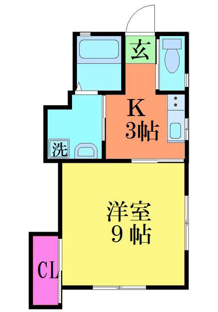 MY-Z Ⅱ(1DK/1階)の間取り写真