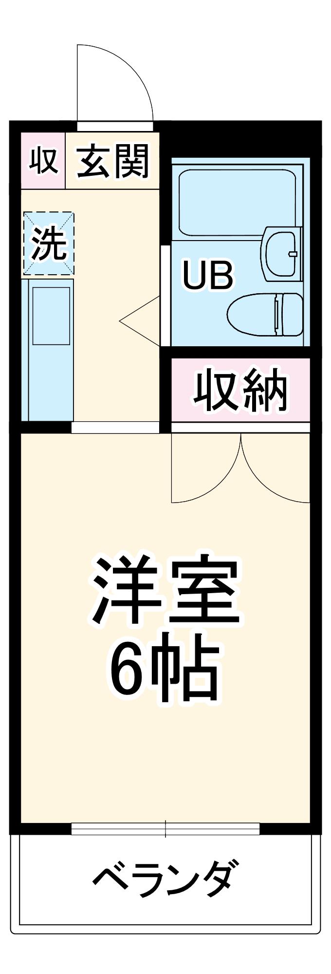 PARK SIDE RICH(1K/3階)の間取り写真