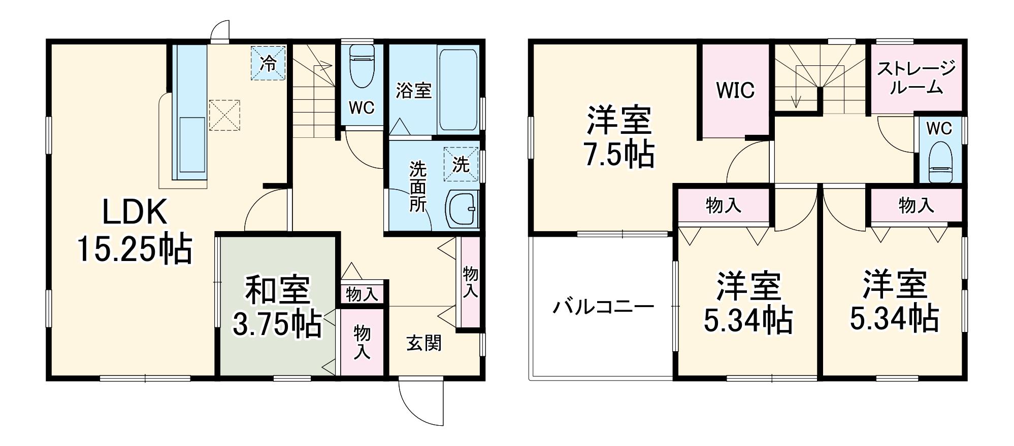 近鉄名古屋線 長太ノ浦駅 徒歩10分 2階建 築1年(4SLDK)の間取り写真