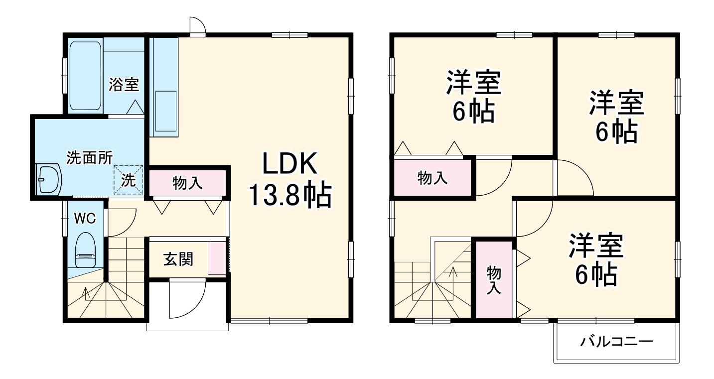 グランソフィア八潮EAST(3LDK)の間取り写真