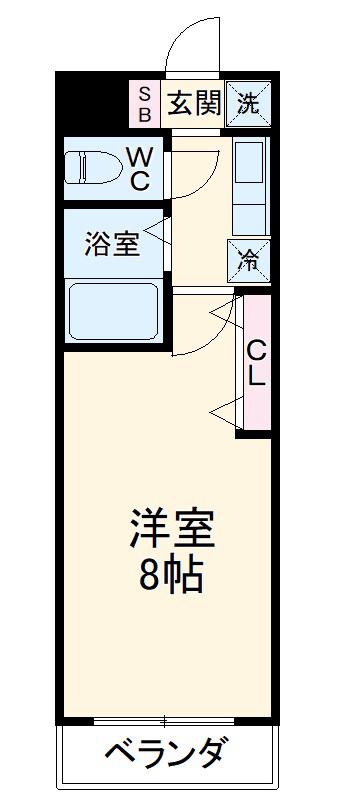 アトーレ下落合マンション(1K/1階)の間取り写真