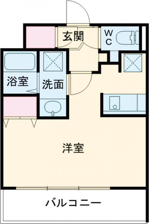 MEJIRORESIDENCE(ワンルーム/4階)の間取り写真
