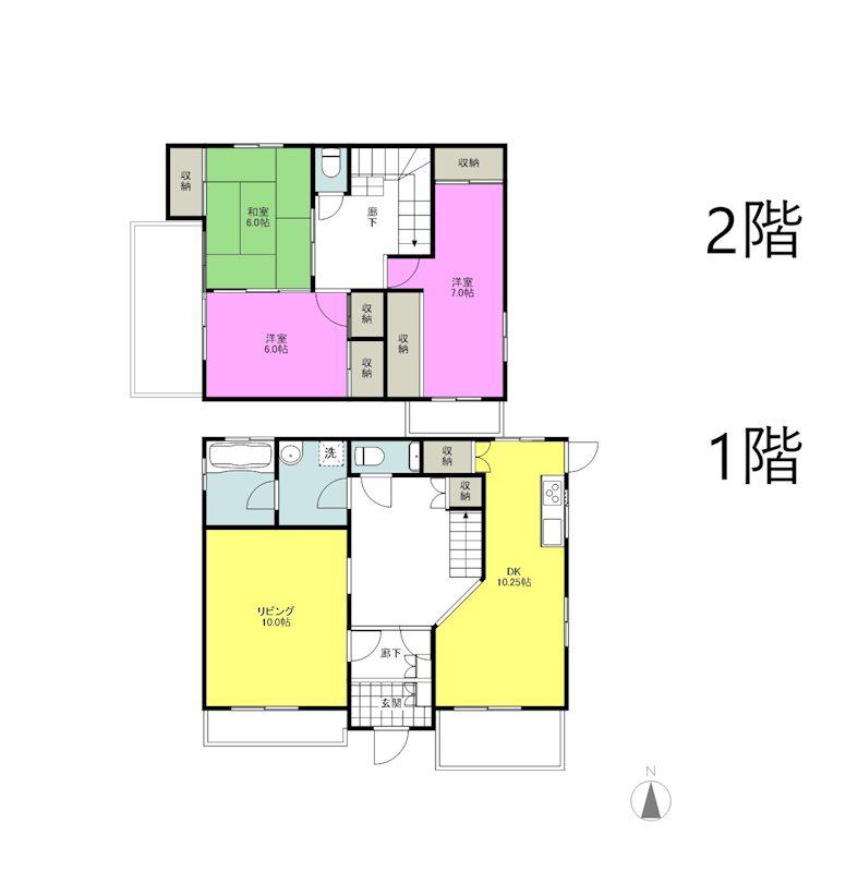 伊豆箱根鉄道駿豆線 三島二日町駅 徒歩36分 1階建 築25年(4LDK)の間取り写真