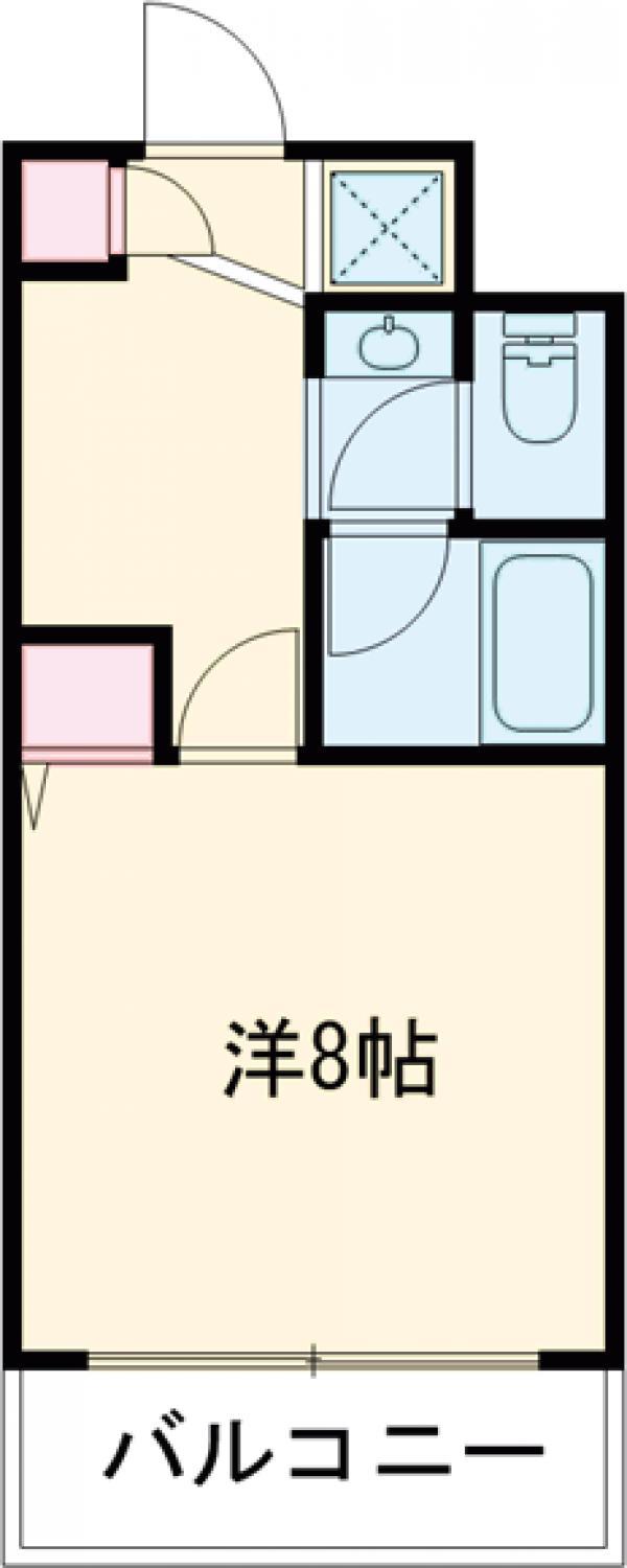 オアシスヴィラエスペランサ(1K/3階)の間取り写真