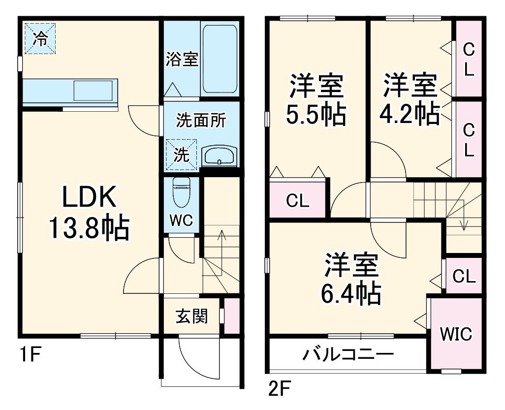 さくらハウス(3LDK)の間取り写真