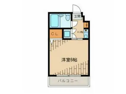 サウスウインド吉祥寺(1K/3階)の間取り写真