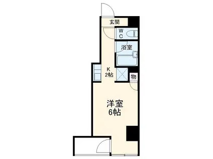 プロスペア横浜西口(1K/3階)の間取り写真