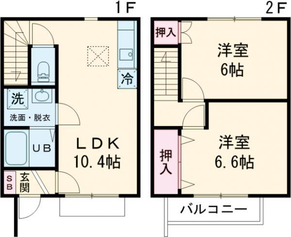 Hitos Sakura(2LDK)の間取り写真