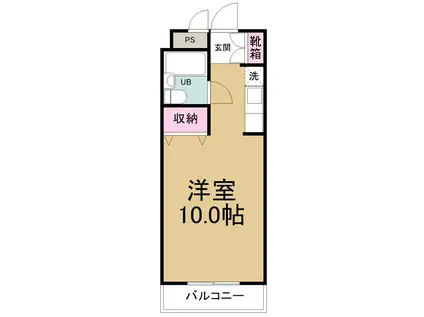 スリーアイランドビル藤ヶ丘(ワンルーム/5階)の間取り写真