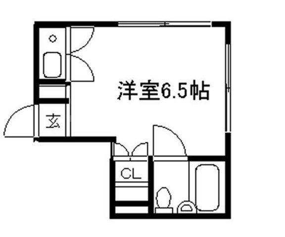 ユニーブル新大阪(ワンルーム/8階)の間取り写真