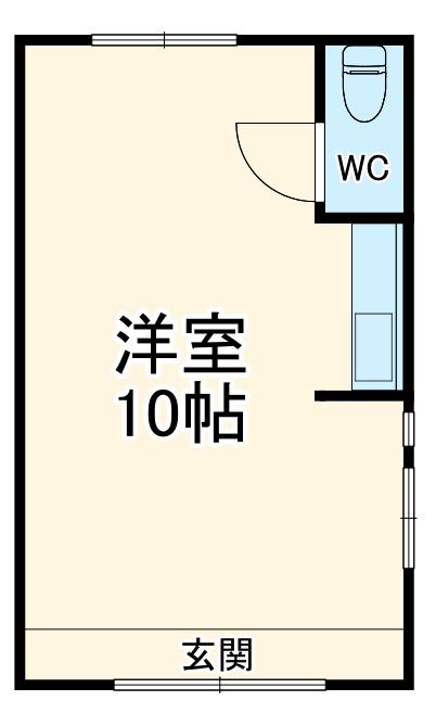 東和稲田堤第3ビル(ワンルーム/1階)の間取り写真