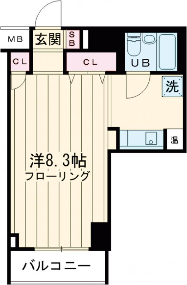 グラツィア方南町(ワンルーム/3階)の間取り写真