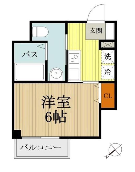 NSTAGE豊田(1K/3階)の間取り写真