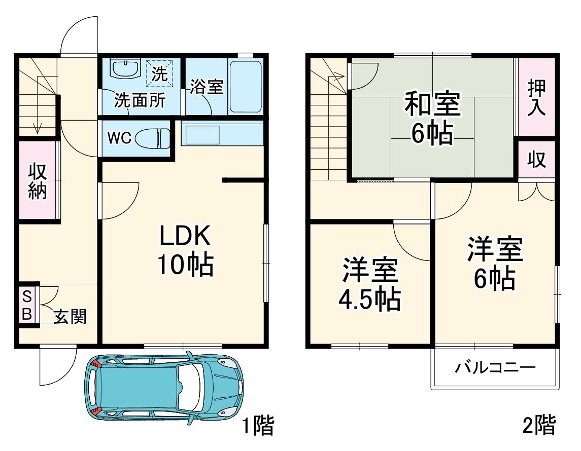 Sコート(3LDK)の間取り写真