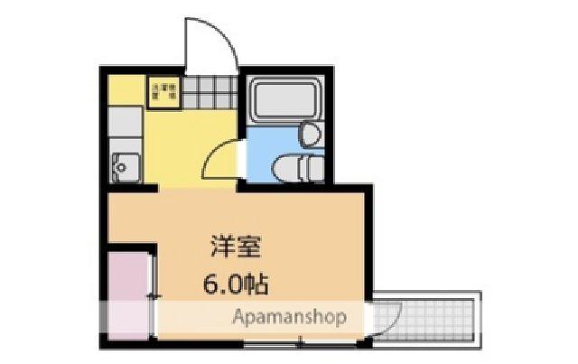 アイハイツ(ワンルーム/1階)の間取り写真