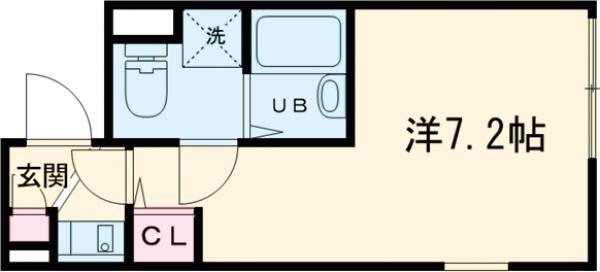 PICCOLO(ワンルーム/3階)の間取り写真