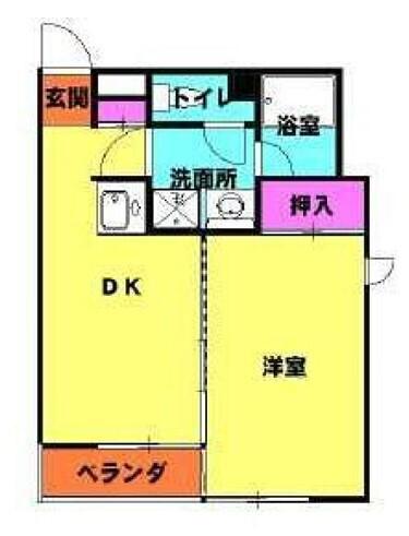 BCASA熊谷ⅤRE-BORN(1DK/3階)の間取り写真