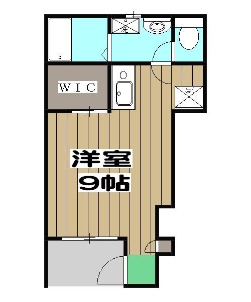 ベルリード三継(ワンルーム/2階)の間取り写真