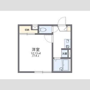 レオパレス三綱(1K/2階)の間取り写真
