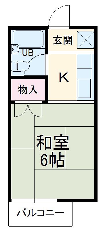 セントラルプラザ(ワンルーム/1階)の間取り写真