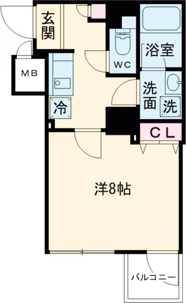 MAXIV練馬TRE(1K/3階)の間取り写真