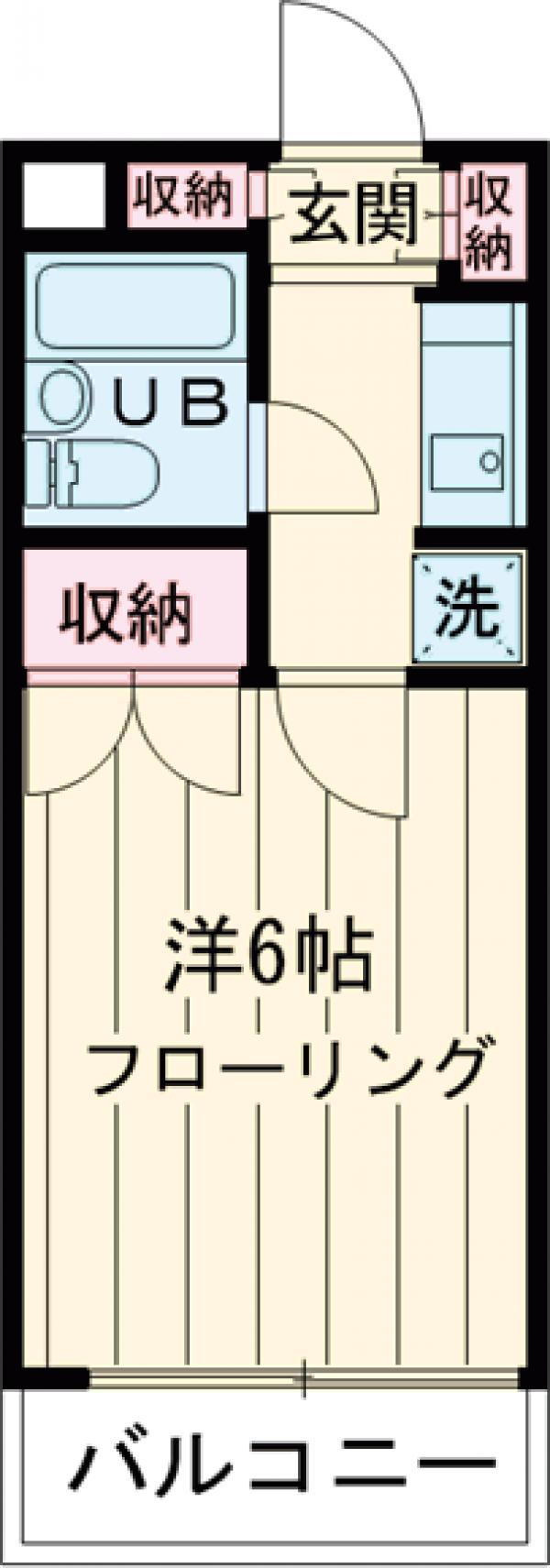 マイステージ上北沢Ⅱ(1K/1階)の間取り写真