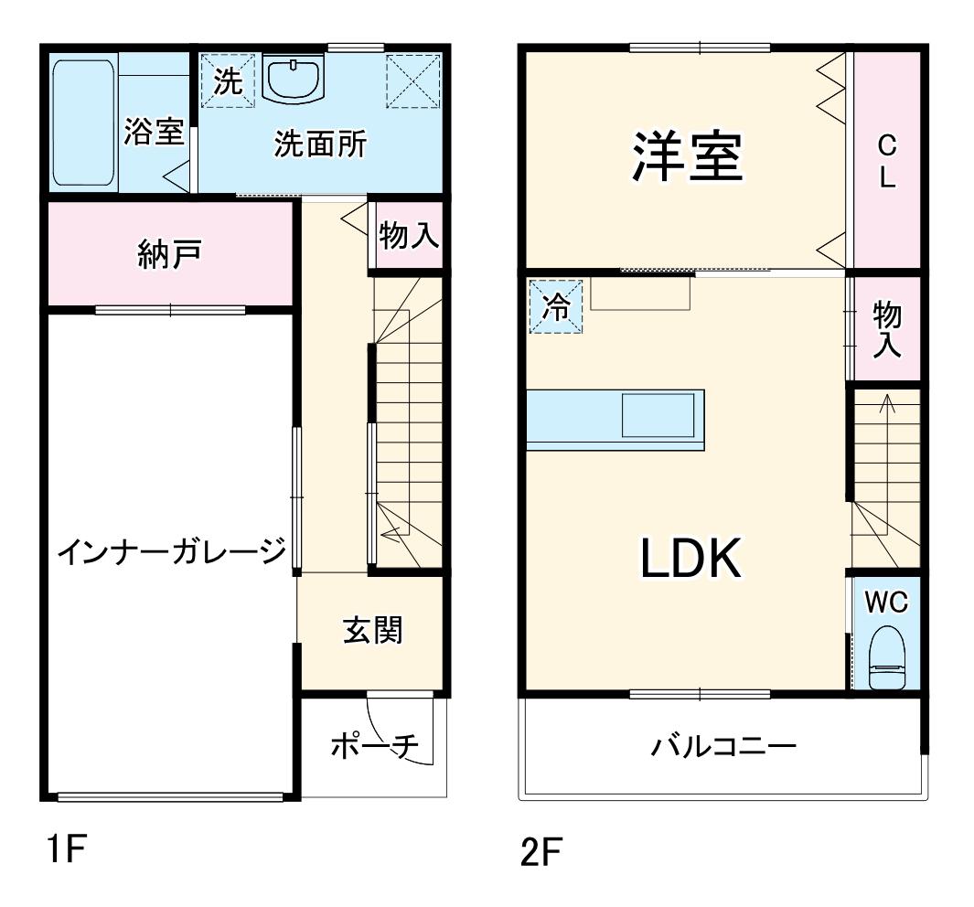 ハルビストレジア(1LDK)の間取り写真