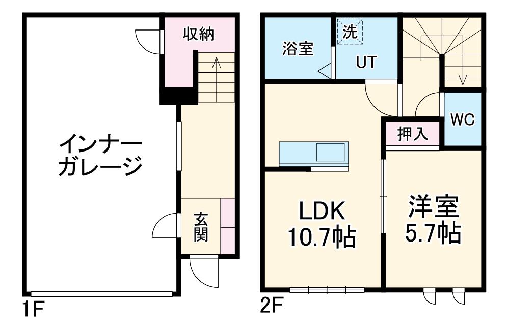 LA FORMOSA(1LDK)の間取り写真